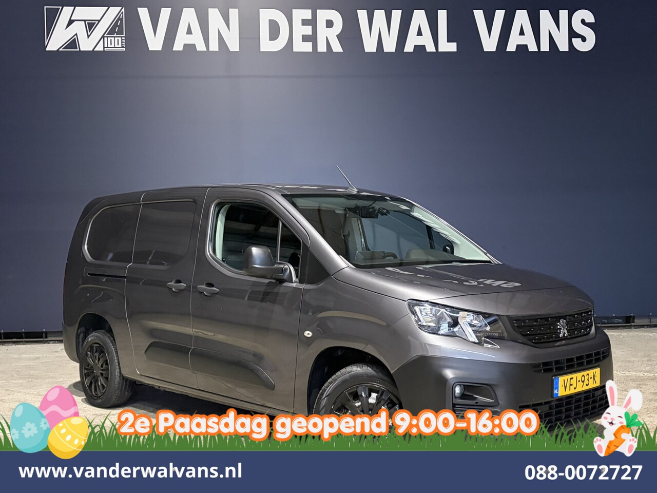 Peugeot Partner - 1.5 BlueHDI 102pk L2H1 Euro6 Airco | 3-Zits | Apple Carplay | Camera | Cruisecontrol | Tre - AutoWereld.nl