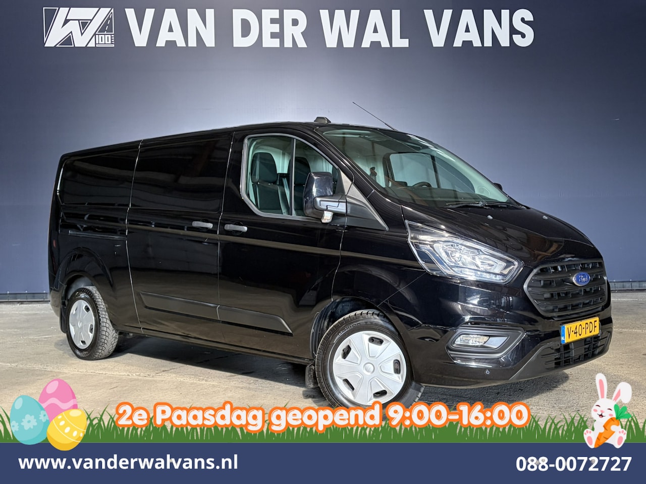 Ford Transit Custom - 2.0 TDCI 131pk L2H1 Euro6 Airco | Camera | Leder | Navigatie | LED | Cruisecontrol Verwarm - AutoWereld.nl