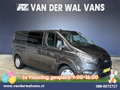 Ford Transit Custom - 2.0 TDCI 170pk L2H1 Dubbele Cabine Euro6 Airco | 5-Zits | 2x Zijdeur | Camera | LED Apple