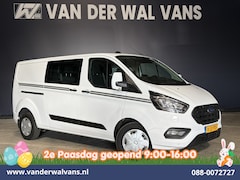 Ford Transit Custom - 2.0 TDCI 131pk Automaat L2H1 Dubbele cabine Euro6 Airco | 6-Zits | Camera | Navigatie | Ap