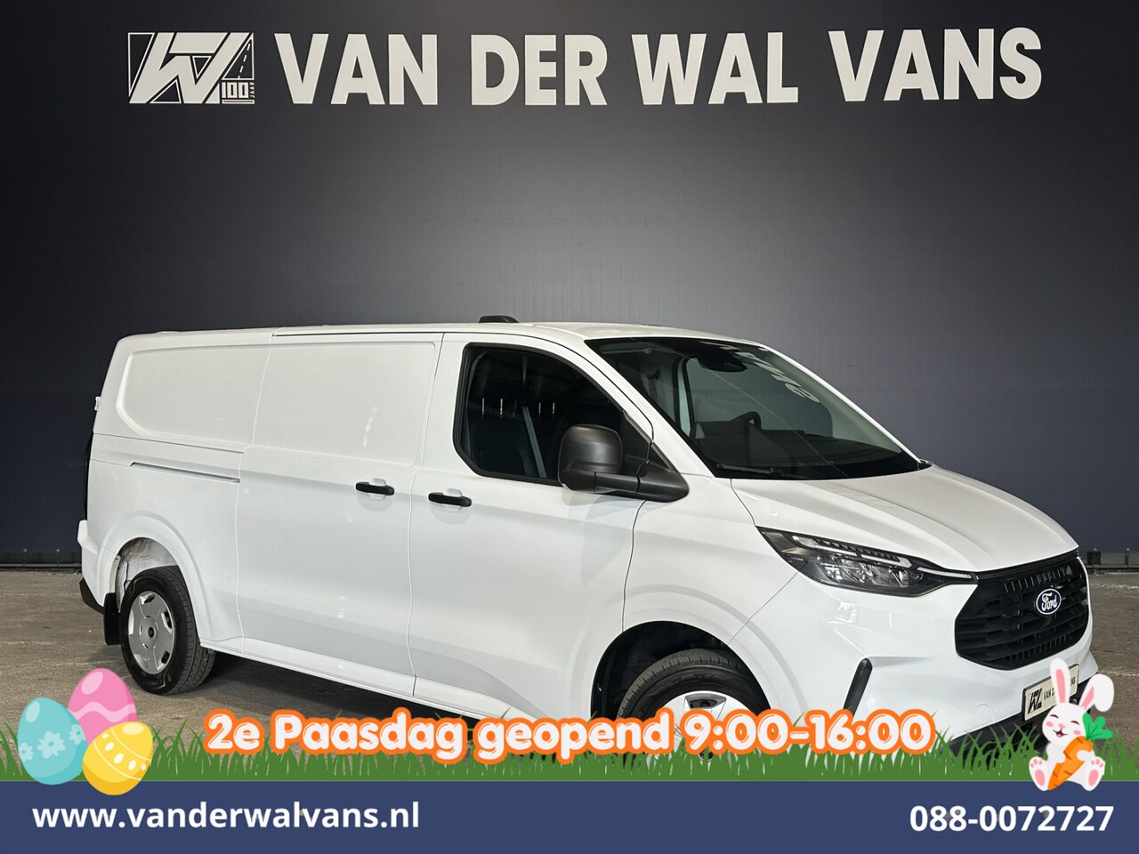 Ford Transit Custom - 2.0 TDCI 136pk L2H1 Fabrieksgarantie Euro6 Airco | Camera | LED | Apple Carplay | Cruiseco - AutoWereld.nl
