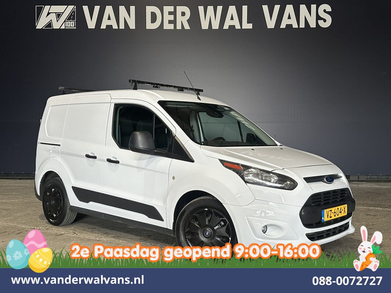 Ford Transit Connect - 1.5 TDCI **MARGE, Geen BTW** L1H1 Euro6 Airco | 3-Zits | Camera | Navigatie | Cruisecontro - AutoWereld.nl