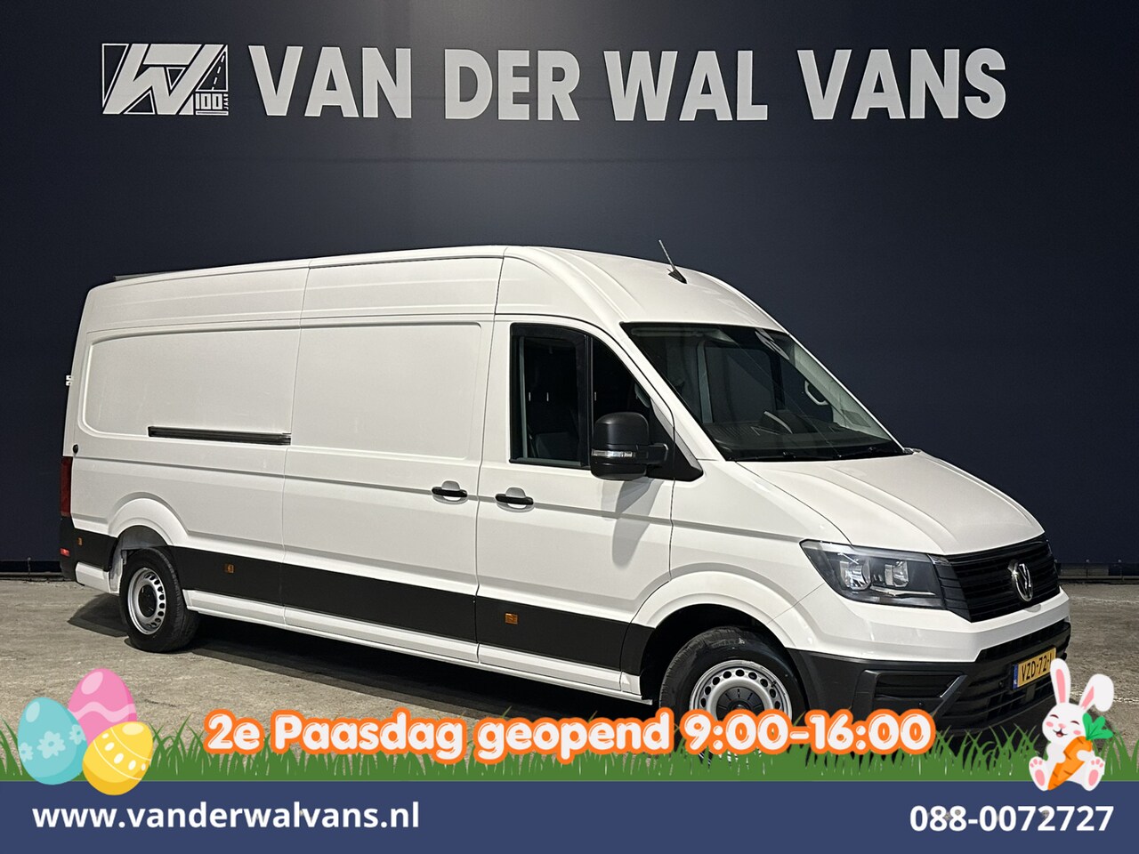Volkswagen Crafter - 2.0 TDI 140pk L4H3 L3H2 Euro6 Airco | 3000kg trekhaak | Cruisecontrol | Parkeersensoren Bi - AutoWereld.nl