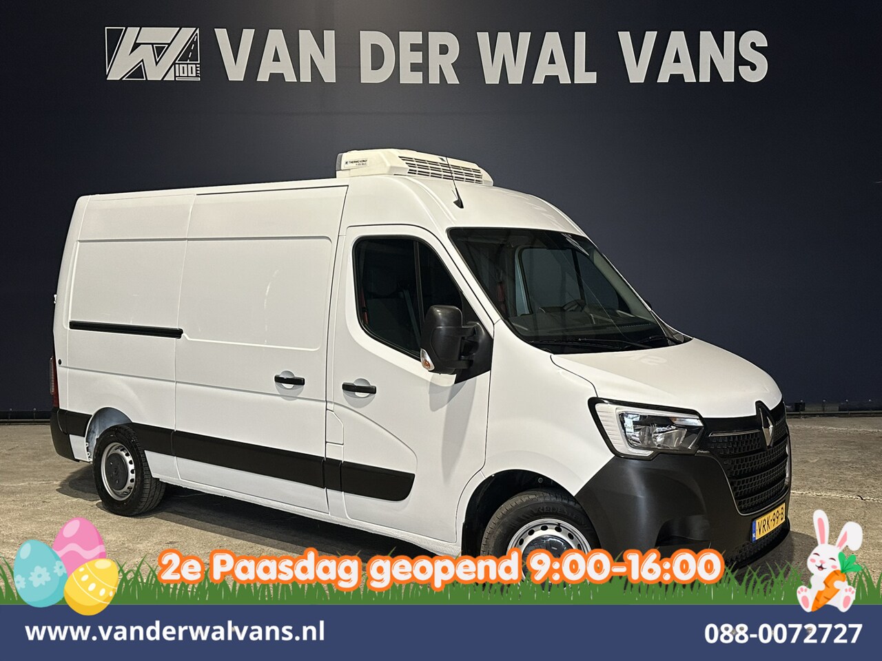 Renault Master - 2.3 dCi 136pk L2H2 Koelwagen Thermoking V-300 MAX Vriezen -20°C tot verwarmen + 20°C Dag + - AutoWereld.nl