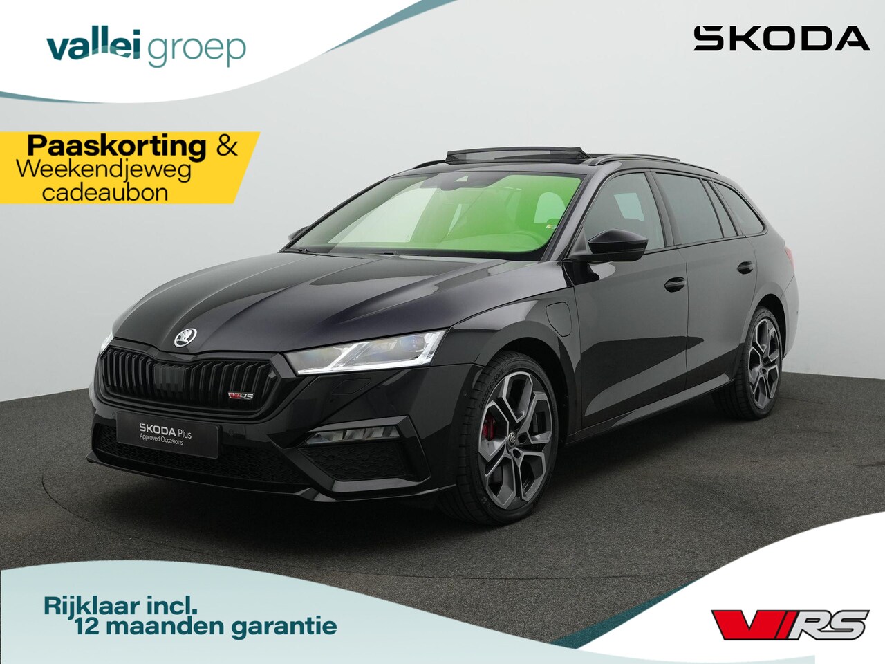 Skoda Octavia Combi - 1.4 TSI RS iV 245 pk PHEV | Panoramadak | Canton | Matrix LED | Stuur-/achterbankverwarmin - AutoWereld.nl