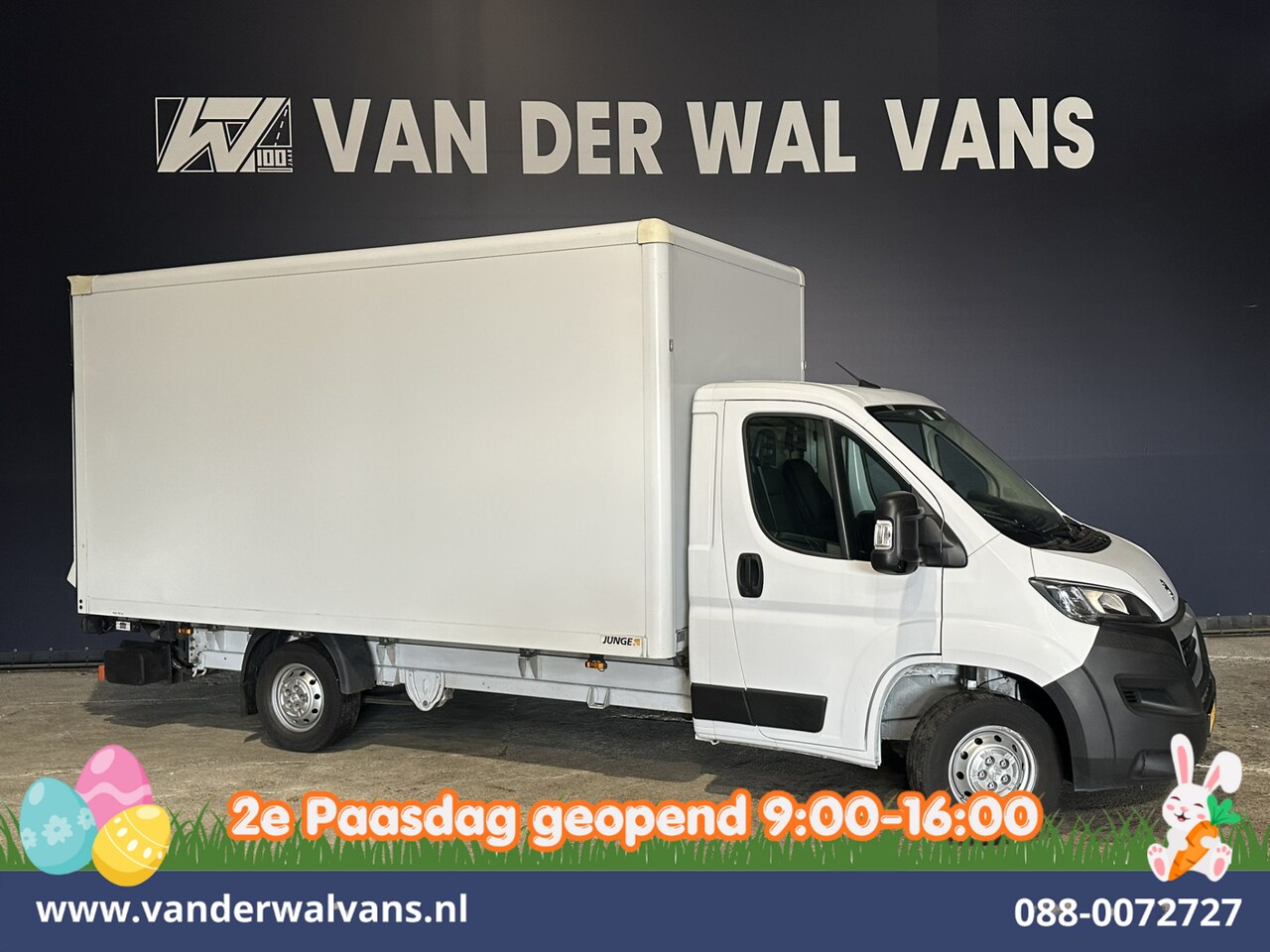 Peugeot Boxer - 2.2 BlueHDi 141pk Bakwagen 436cm Lang Laadklep Euro6 Airco | Cruisecontrol | 1055kg laadve - AutoWereld.nl