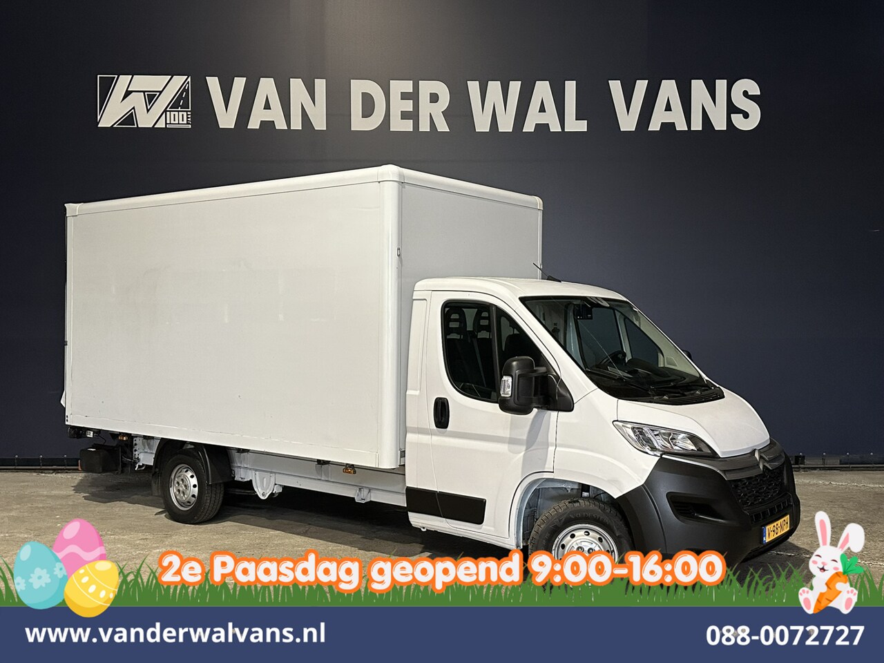 Citroën Jumper - 2.2 BlueHDi 141pk Bakwagen 436cm Lang Laadklep Euro6 Airco | 1015kg laadvermogen | Cruisec - AutoWereld.nl