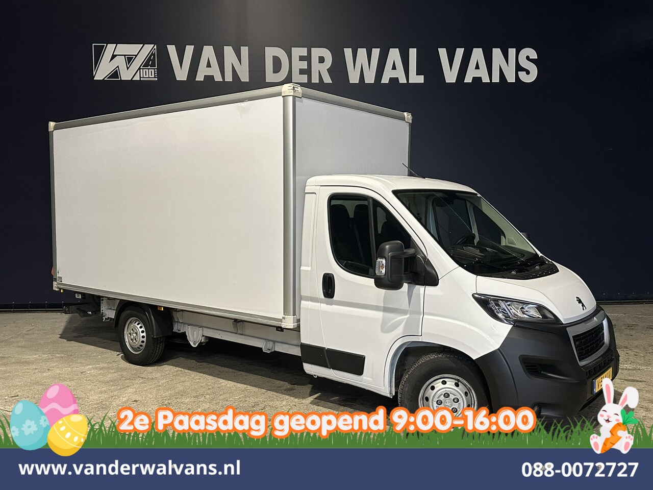 Peugeot Boxer - 2.2 BlueHDi 165pk Bakwagen 434cm Lang Laadklep Fabrieksgarantie Euro6 Airco | Camera | Cru - AutoWereld.nl