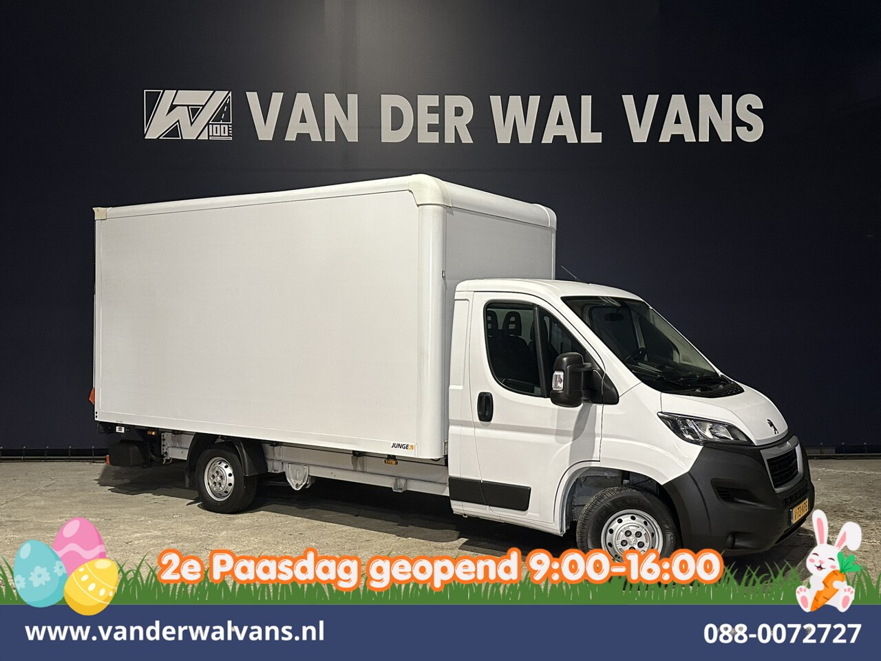 Peugeot Boxer - 2.2 BlueHDi 141pk Bakwagen 436cm Lang Laadklep Euro6 Airco | Cruisecontrol | 1085kg laadve - AutoWereld.nl