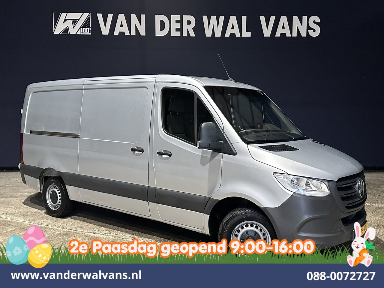 Mercedes-Benz Sprinter - 315 CDI 150pk L2H1 Euro6 Airco | Camera | Apple Carplay | Chauffeursstoel Android Auto - AutoWereld.nl