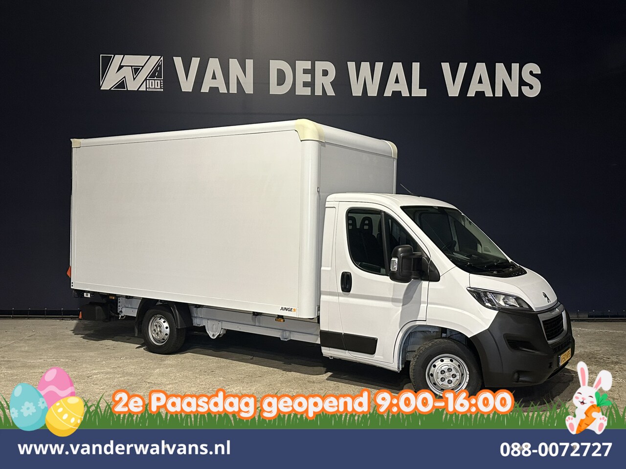 Peugeot Boxer - 2.2 BlueHDi 141pk Bakwagen 436cm Lang Laadklep Euro6 Airco | Cruisecontrol | 1085kg laadve - AutoWereld.nl