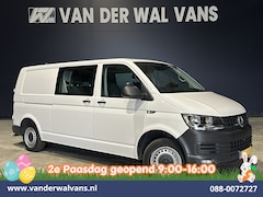 Volkswagen Transporter - 2.0 TDI 150pk L2H1 Dubbele Cabine Euro6 inrichting Airco | 5-Zits | Camera | Cruisecontrol