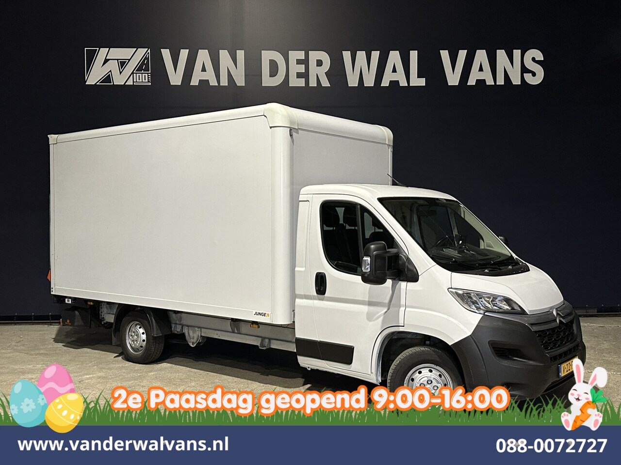 Citroën Jumper - 2.2 BlueHDi 141pk Bakwagen 436cm Lang Laadklep Fabrieksgarantie Euro6 Airco | Camera | Nav - AutoWereld.nl