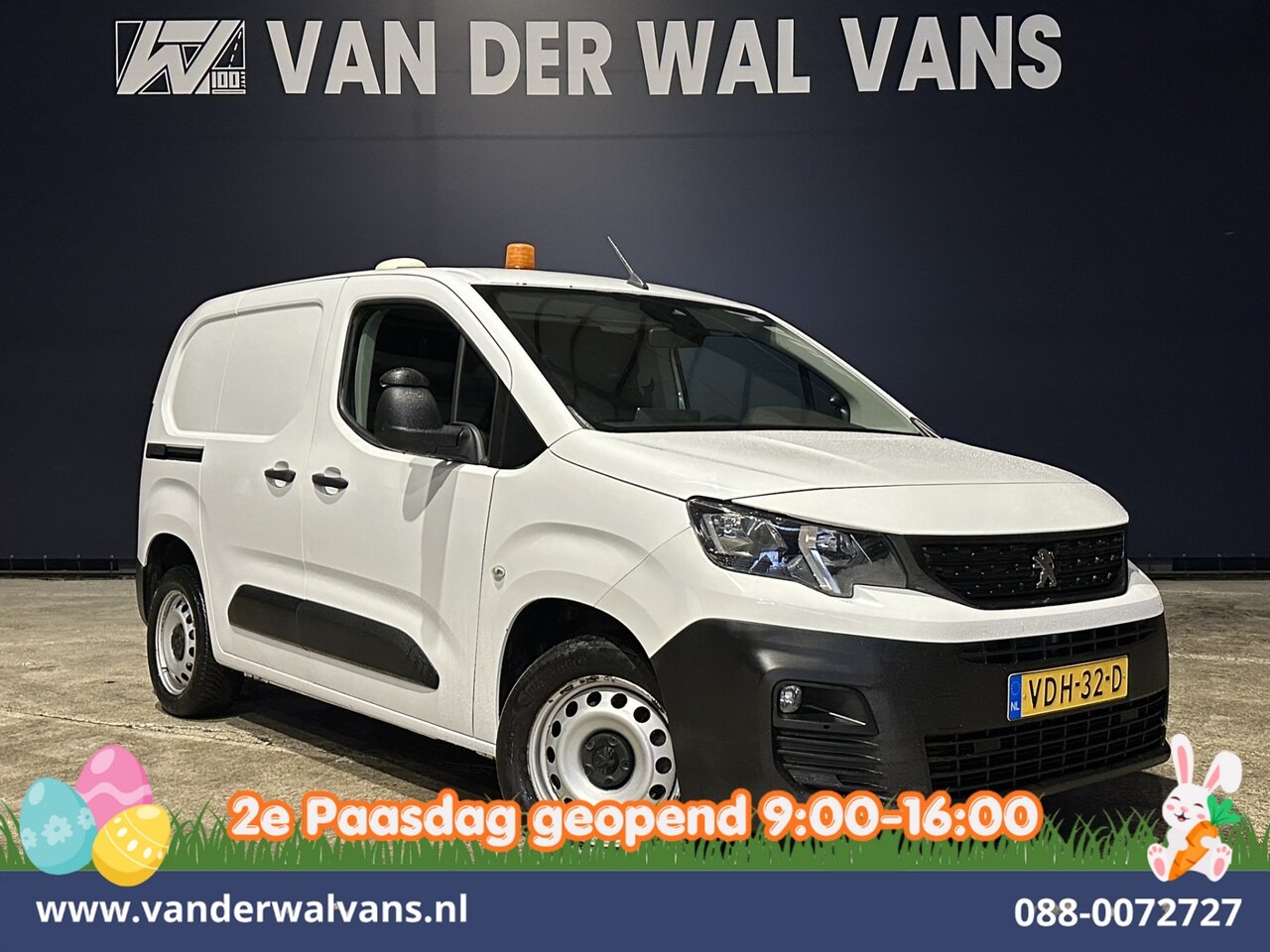 Peugeot Partner - 1.5 BlueHDI Premium 131pk Automaat L1H1 Euro6 Airco | Apple Carplay | Cruisecontrol Androi - AutoWereld.nl