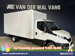 Iveco Daily - 35C16H 157pk Dubbel Lucht Bakwagen 4.35m lang Laadklep Euro6 Airco | Bijrijdersbank
