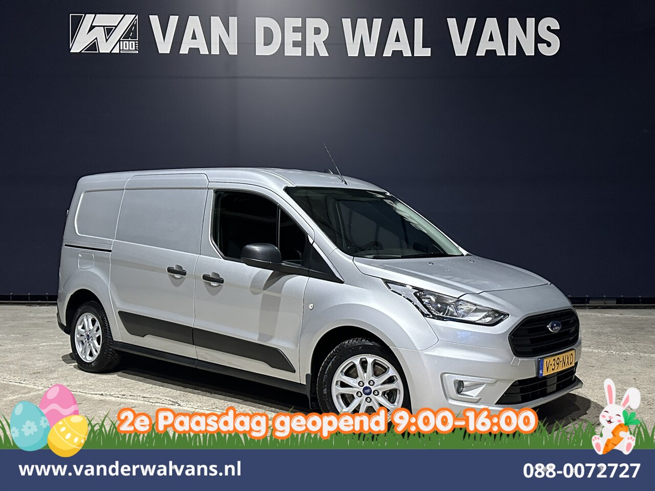 Ford Transit Connect - 1.5 EcoBlue 100pk L2H1 Euro6 Airco | Camera | Navigatie | Trekhaak | LM velgen Parkeersens - AutoWereld.nl
