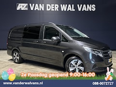 Mercedes-Benz Vito - 116 CDI 164pk 9G-Tronic Automaat L2H1 Dubbele Cabine Fabrieksgarantie Euro6 Airco | 2x zij