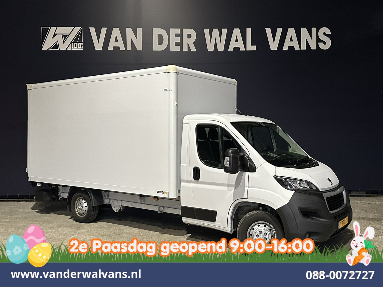 Peugeot Boxer - 2.2 BlueHDi 141pk Bakwagen 436cm Lang Laadklep Euro6 Airco | Cruisecontrol | 1055kg laadve - AutoWereld.nl