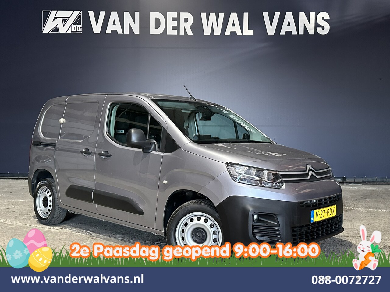 Citroën Berlingo - 1.5 BlueHDI 131pk Automaat L1H1 Euro6 Airco | 3-Zits | Apple Carplay | Cruisecontrol Andro - AutoWereld.nl
