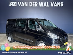 Ford Transit Custom - 2.0 TDCI 130pk Automaat L2H1 Dubbele Cabine Euro6 Airco | 6-Zits | Navigatie | Cruisecontr