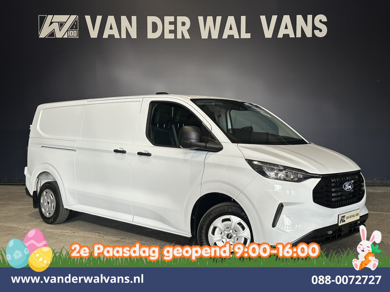 Ford Transit Custom - 2.0 TDCI 136pk L2H1 Fabrieksgarantie Euro6 Airco | Camera | LED | Apple Carplay | Cruiseco - AutoWereld.nl