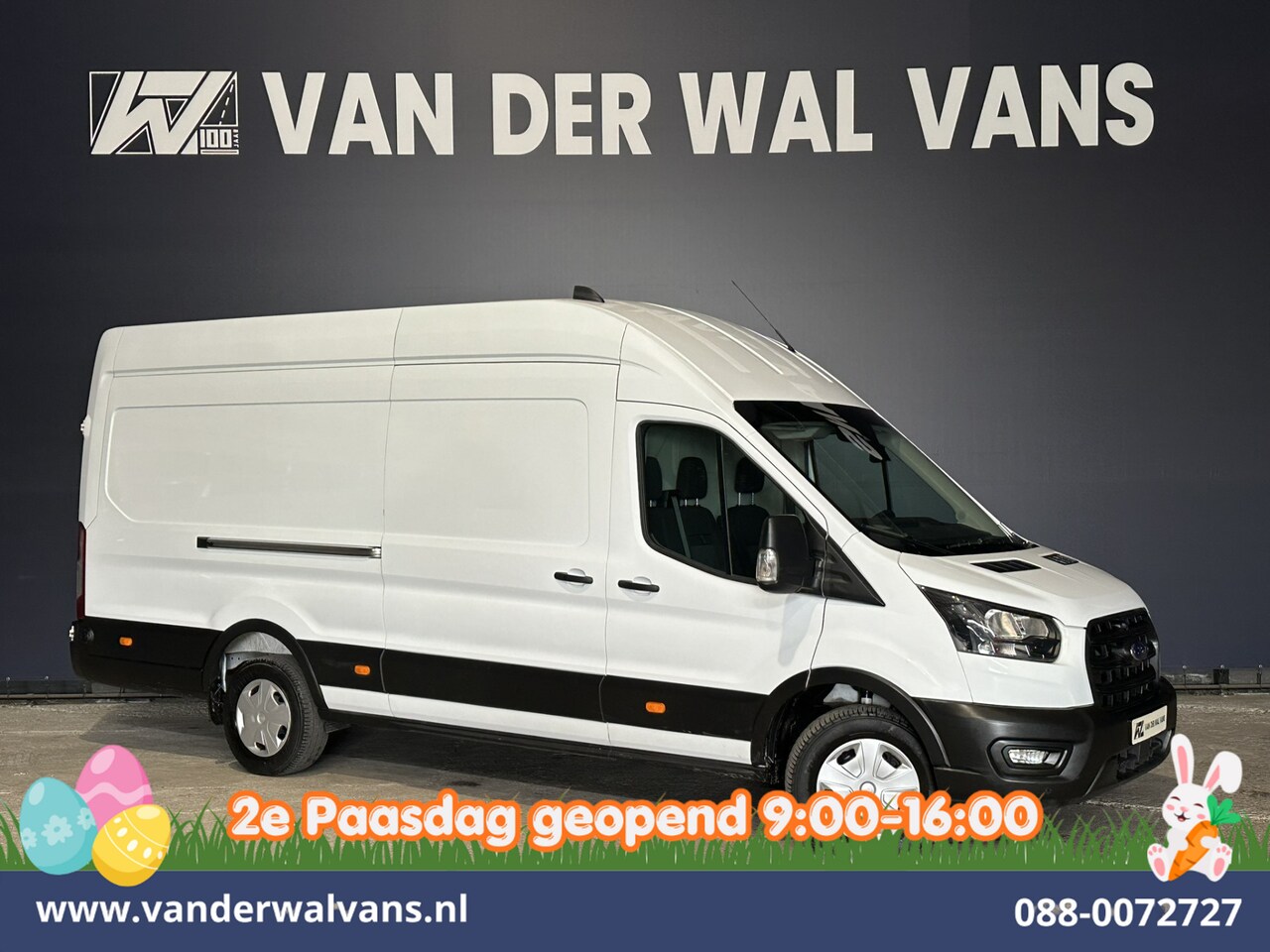 Ford Transit - 2.0 TDCI 131pk L4H3 Jumbo Euro6 Airco | Camera | Cruisecontrol | Stoelverwarming Verwarmde - AutoWereld.nl