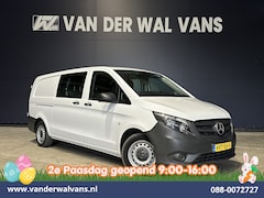 Mercedes-Benz Vito - 116 CDI 164pk Automaat L3H1 Dubbele Cabine inrichting Euro6 Airco | 5-Zits | Camera | Appl