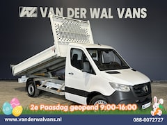 Mercedes-Benz Sprinter - 317 CDI 170pk Kipper Open Laadbak Euro6 Airco | 2800kg Trekhaak | Bijrijdersbank