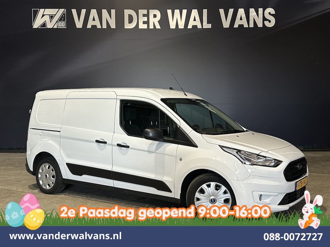 Ford Transit Connect - 1.5 EcoBlue 100pk L2H1 Euro6 Airco | 2x zijdeur | Camera | Navigatie | Apple Carplay | Cru - AutoWereld.nl