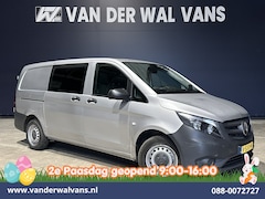 Mercedes-Benz Vito - 111CDI L2H1 Dubbele Cabine Euro6 Airco | 6-Zits | Camera | Trekhaak | Bijrijdersbank, Blue