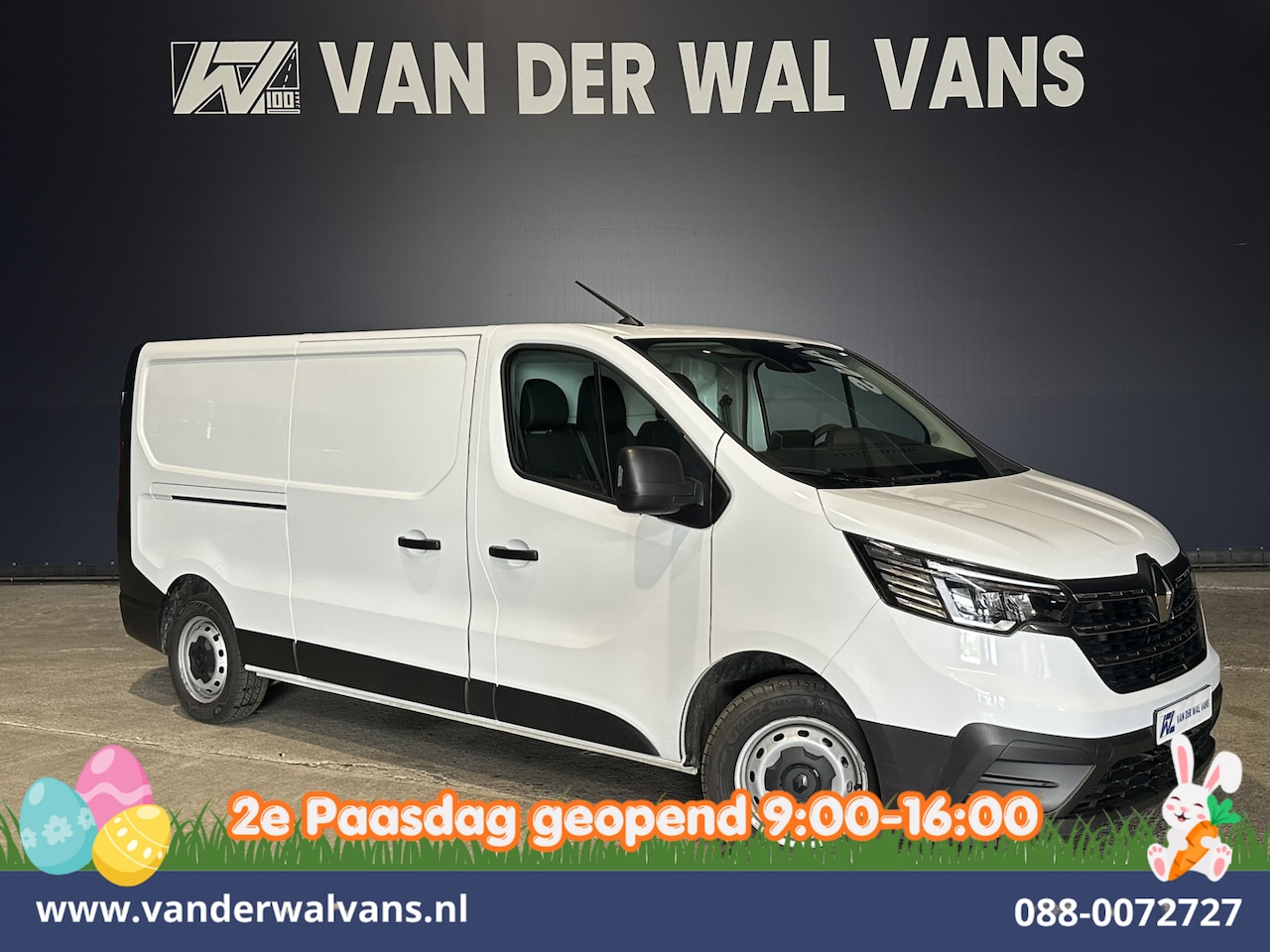 Renault Trafic - 2.0 BluedCi 130pk L2H1 Fabrieksgarantie Euro6 Airco | Navigatie | LED | Cruisecontrol Park - AutoWereld.nl