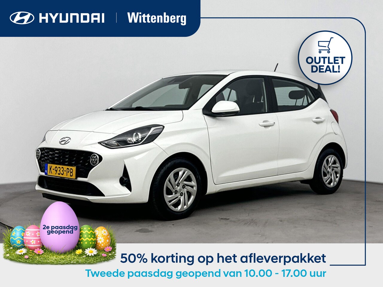 Hyundai i10 - 1.0 Premium | ACTIE! | Navigatie | Camera | Parkeersensoren | Climate control | - AutoWereld.nl