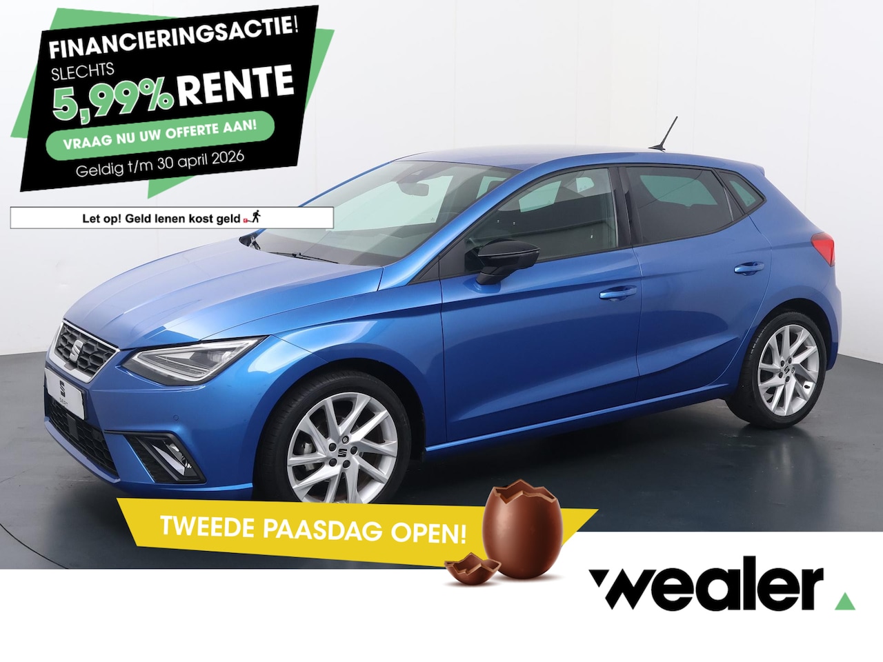 SEAT Ibiza - 1.0 EcoTSI FR | 95 PK | Climate control | LED verlichting | Cruise control | Apple Carplay - AutoWereld.nl