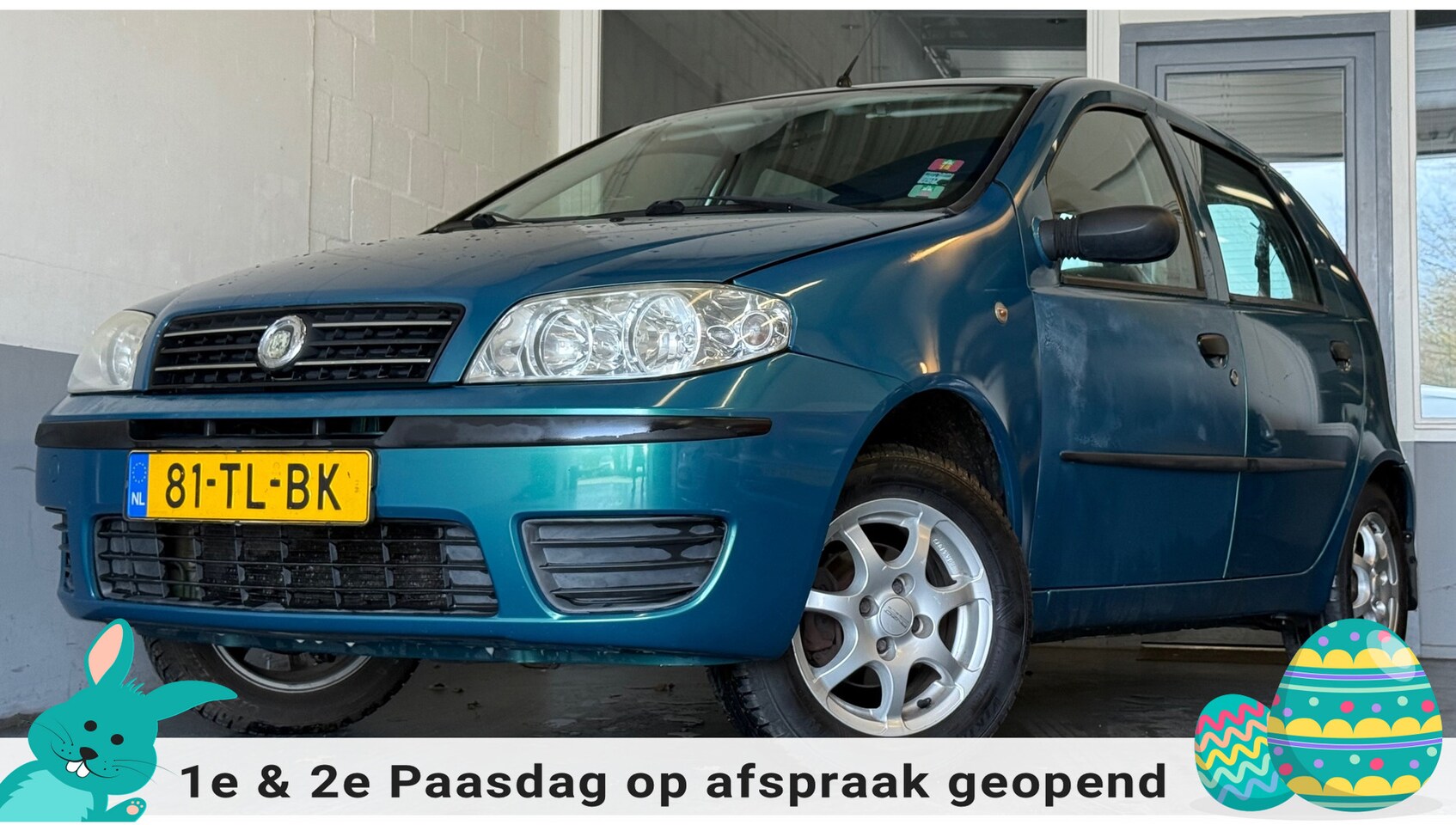 Fiat Punto - 1.2 Classic Edizione Cool|NAP|APK07-26|Airco|Elekramen|LMV|Scherpeprijs!| - AutoWereld.nl