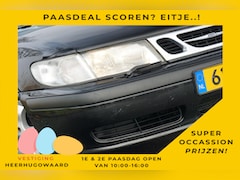 Saab 9-3 Cabrio - 2.0t S | Jet Black Metallic | Nette kap/Leder/Navi/Cruise/Clima - Gaaf