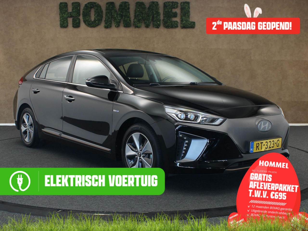 Hyundai IONIQ - Premium EV SOH 89,5 % !!!- ORIGINEEL NEDERLANDSE AUTO - SCHUIF/KANTELDAK - PARKEERSENSOREN - AutoWereld.nl