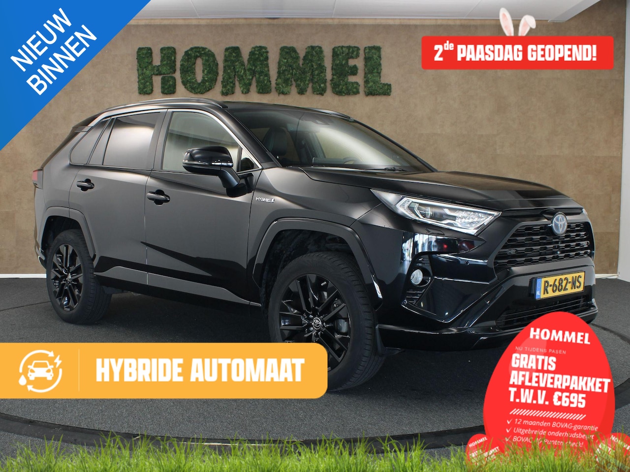 Toyota RAV4 - 2.5 Hybrid AWD Black Edition - ELEKTRISCHE ACHTERKLEP - KEYLESS ENTRY/START - VOORRUITVERW - AutoWereld.nl
