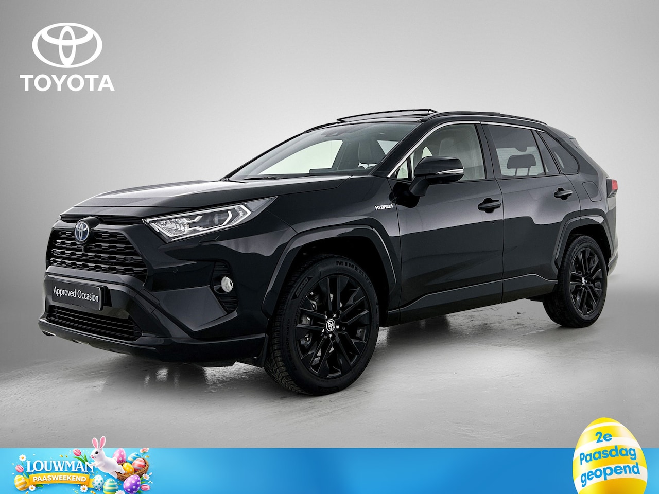 Toyota RAV4 - 2.5 Hybrid Black Edition | JBL | Stoel en stuurwielverwarming | Toyota-paasweekend - AutoWereld.nl
