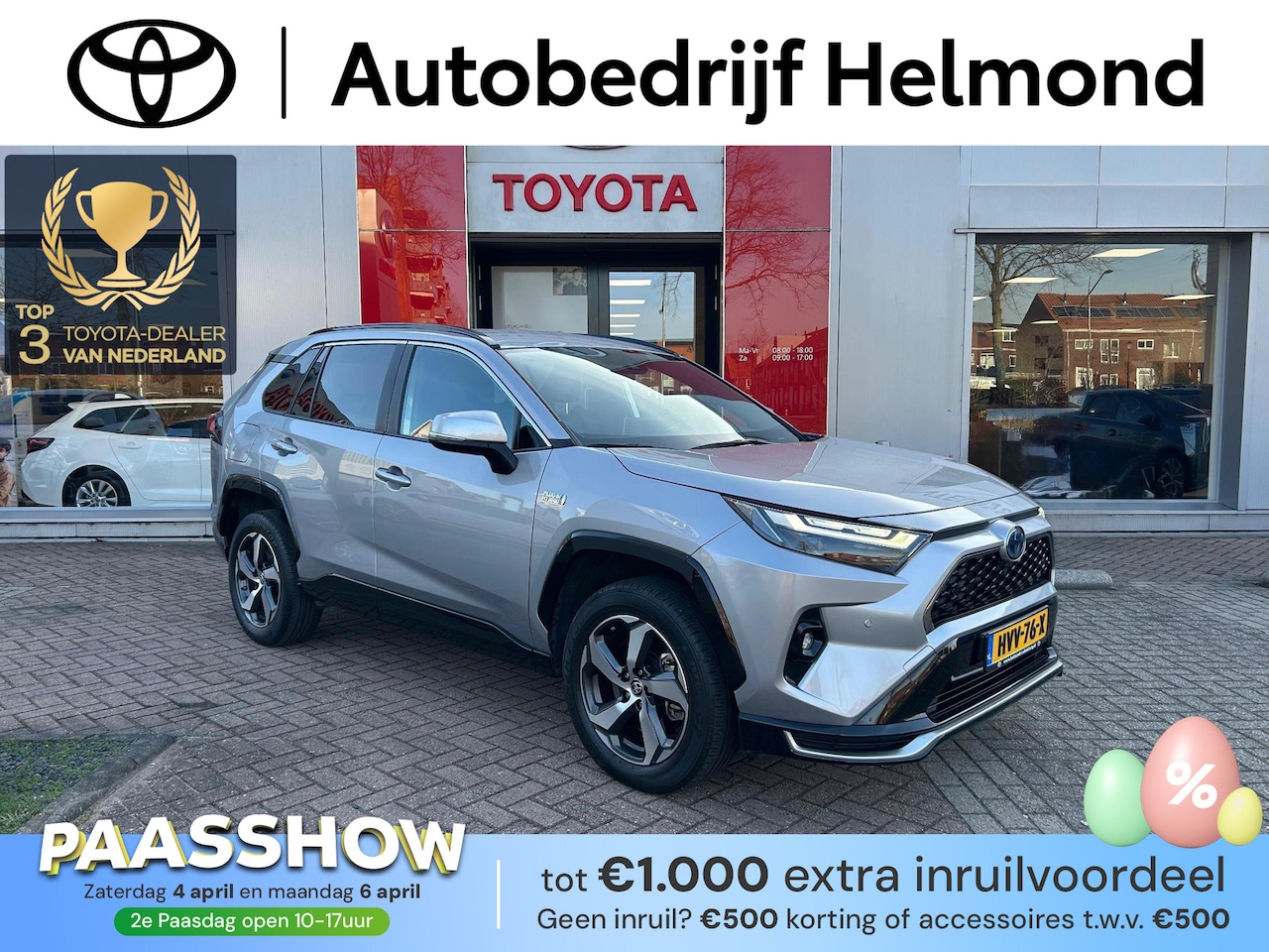 Toyota RAV4 - 2.5 Plug-in Hybrid AWD Style Navigatie, Stoelverwarming, Dodehoek detectie, Achteruitrijca - AutoWereld.nl