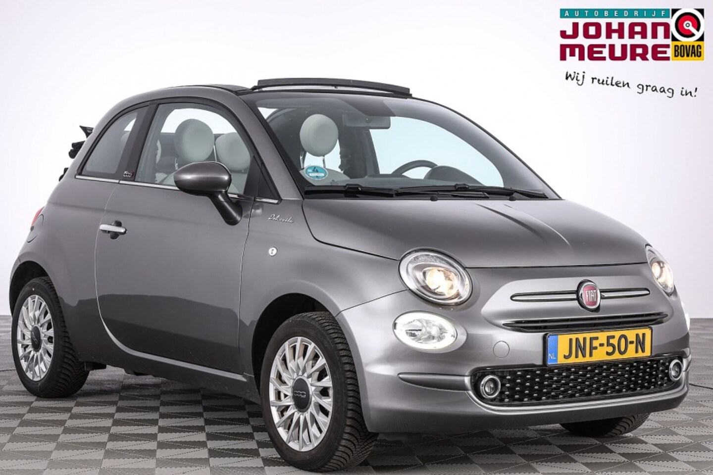 Fiat 500 C - 1.0 Hybrid Dolcevita | Half LEDER | AIRCO | VELGEN | Mistlampen *GOEDE VRIJDAG + 2e PAASDA - AutoWereld.nl