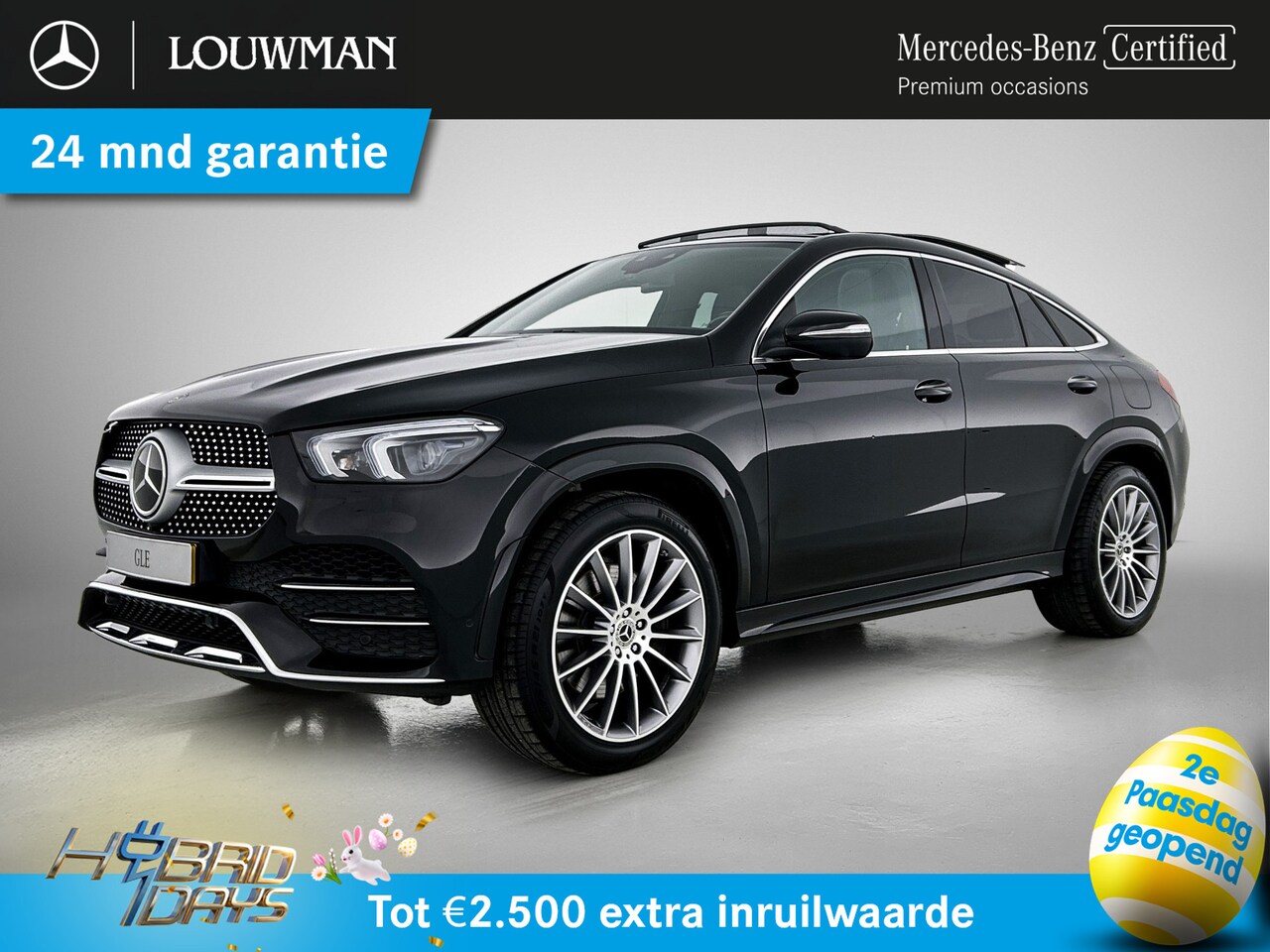 Mercedes-Benz GLE-Klasse - 350 e 4MATIC Premium AMG Styling | Panoramadak | Sfeerverlichting MB-paasweekend - AutoWereld.nl