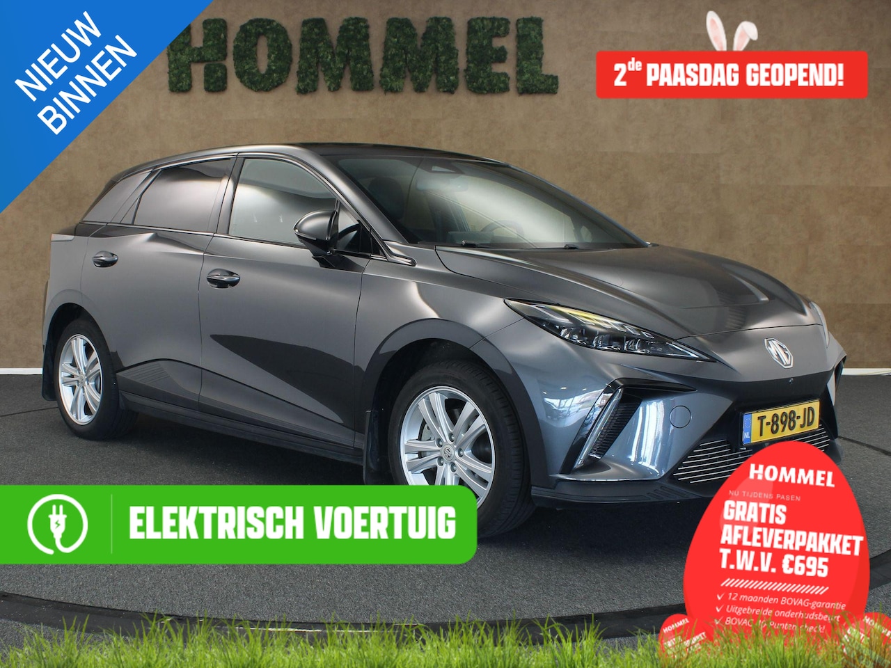 MG MG4 Electric - Luxury 64 kWh SOH 96.1%!! - ORIGINEEL NEDERLANDSE AUTO - DODEHOEKDETECTIE - 3 FASE LADEN - - AutoWereld.nl