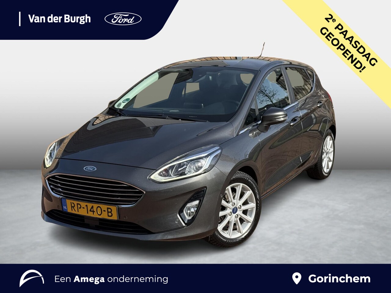Ford Fiesta - 1.0 EcoBoost Titanium | Navigatie | B & O Audio Systeem | Adaptieve Cruise Controle | Voor - AutoWereld.nl