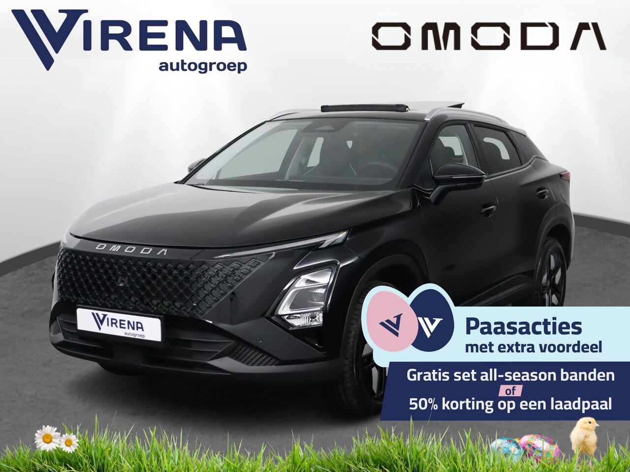 Omoda 5 - SHS Hybride 1.6 T-GDi Premium - Schuifkanteldak - Stoel verwarming & ventilatie - Elektris - AutoWereld.nl