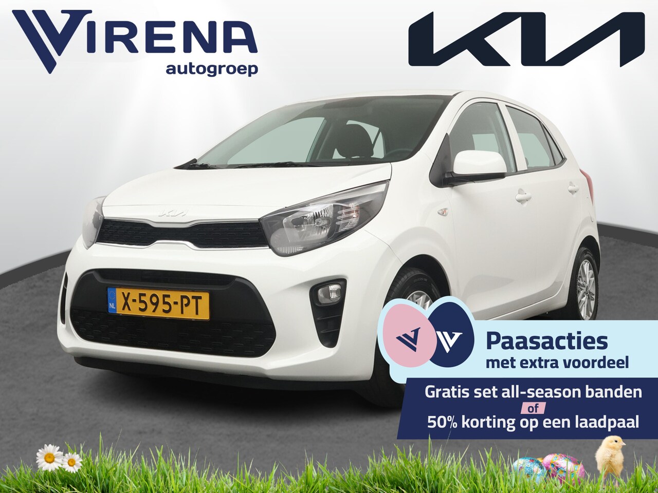 Kia Picanto - 1.0 DPi DynamicLine Automaat - Cruise Control - Airco - Apple CarPlay/Android Auto - LM Ve - AutoWereld.nl