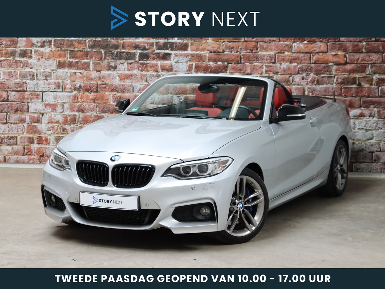 BMW 2-serie Cabrio - 228i High Executive M Sport Pakket Automaat / Navigatie Professional / Leder / 18 Inch / T - AutoWereld.nl