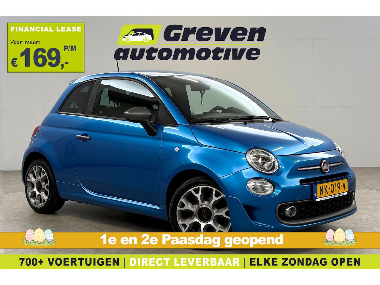 Fiat 500 - 0.9 TwinAir Turbo Sport | Airco | Navigatie | LED | Elektrpakket - AutoWereld.nl