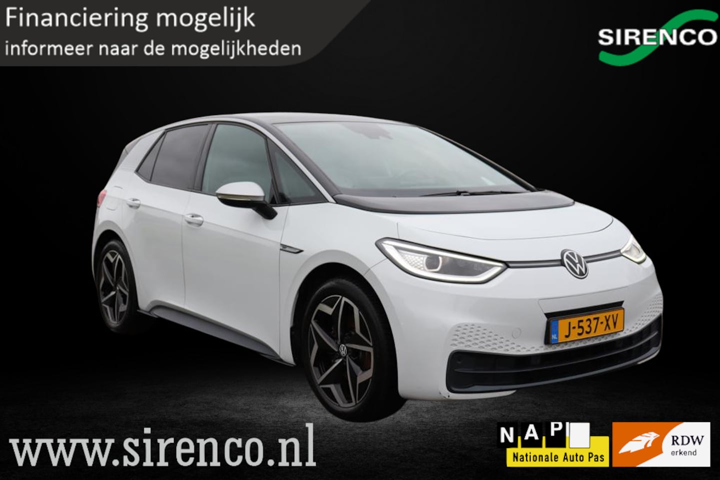 Volkswagen ID.3 - First Plus 58 kWh | stoel & stuurverwarming | IQ light | adaptive cruise control | sfeerve - AutoWereld.nl