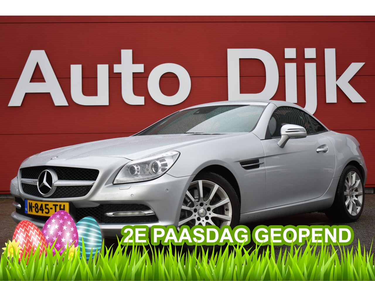 Mercedes-Benz SLK-klasse - 350 LED/Bi-Xenon | Leder | Nekverwarming | Navi | Clima | PDC | LMV Paasmaandag van 10:00 - AutoWereld.nl