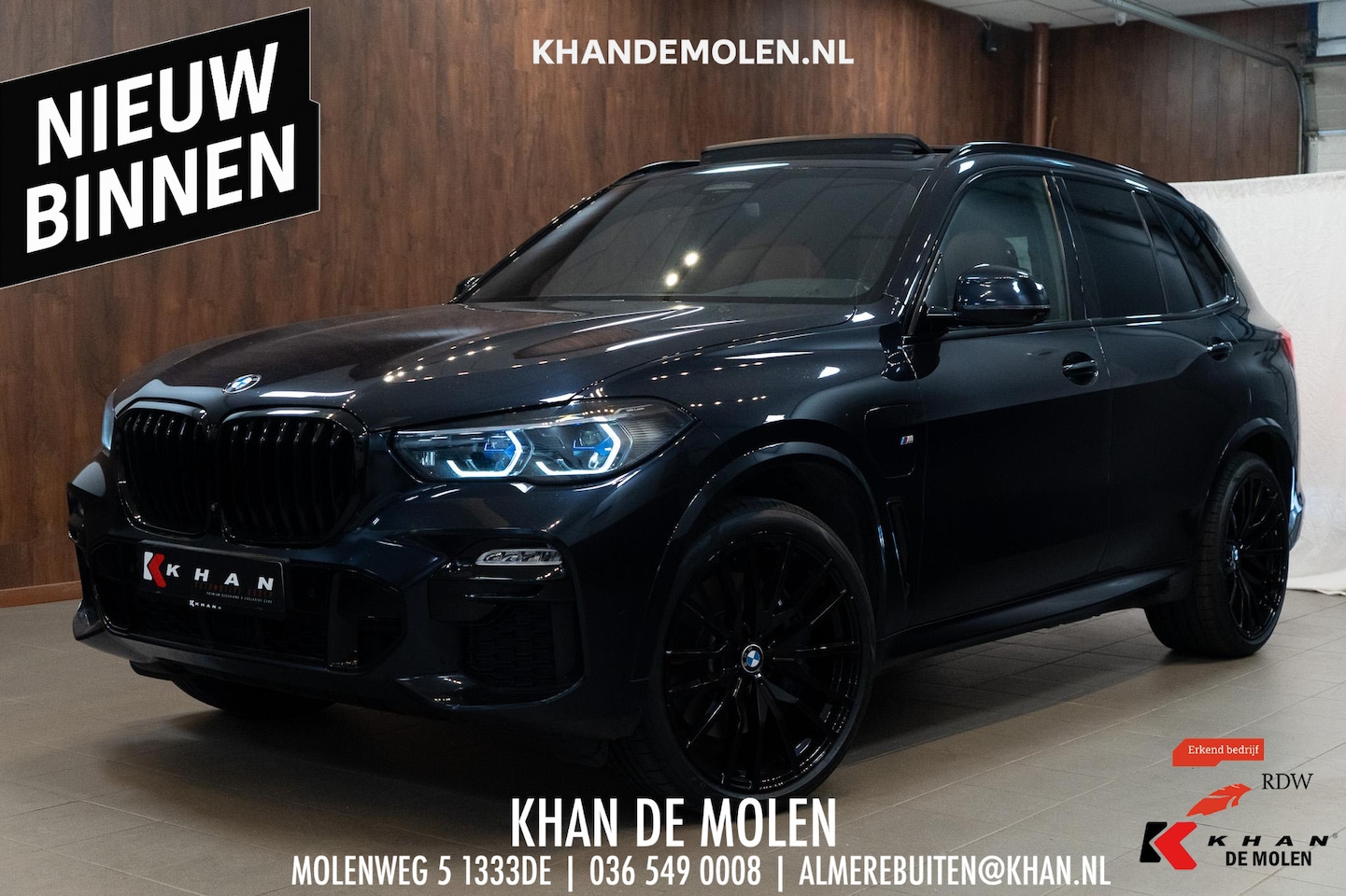 BMW X5 - xDrive45e M-SPORT VOL|Skylounge|Massage|TV|H&K|HUD|Pano|22"|Memory| - AutoWereld.nl